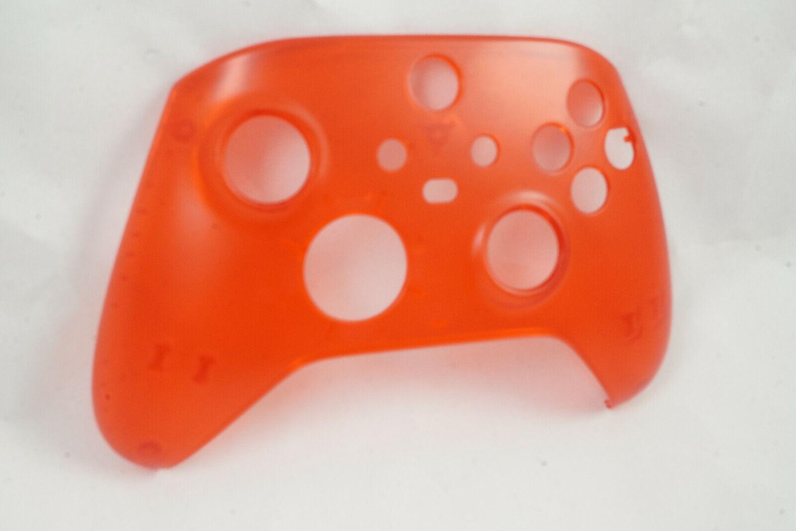 Transparent Red Front Shell Xbox One Series Controller Model 1914 - Mike's Accessories and More