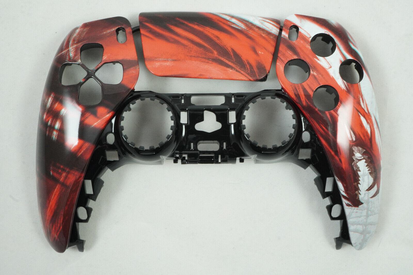 Red Dragon Front Shell + Touch Pad PS5 Controller Model CFI-ZCT1W - Mike's Accessories and More