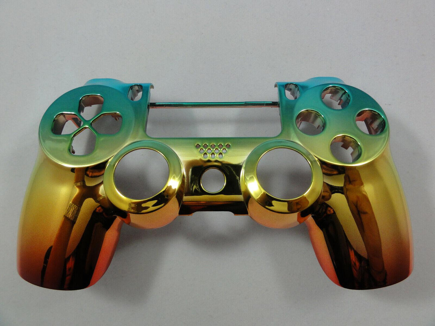 Green Gold Red Front Face Shell For PS4 Controller - New - For current gen - Mike's Accessories and More