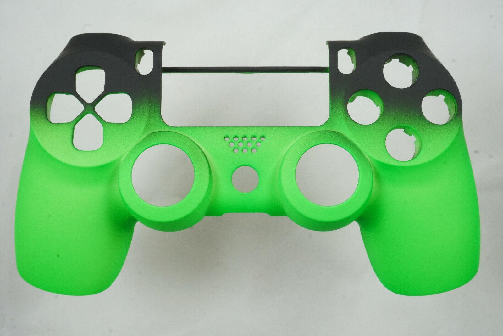 Green Fade Soft Touch Front Face Shell For PS4 Controller - New For current gen - Mike's Accessories and More