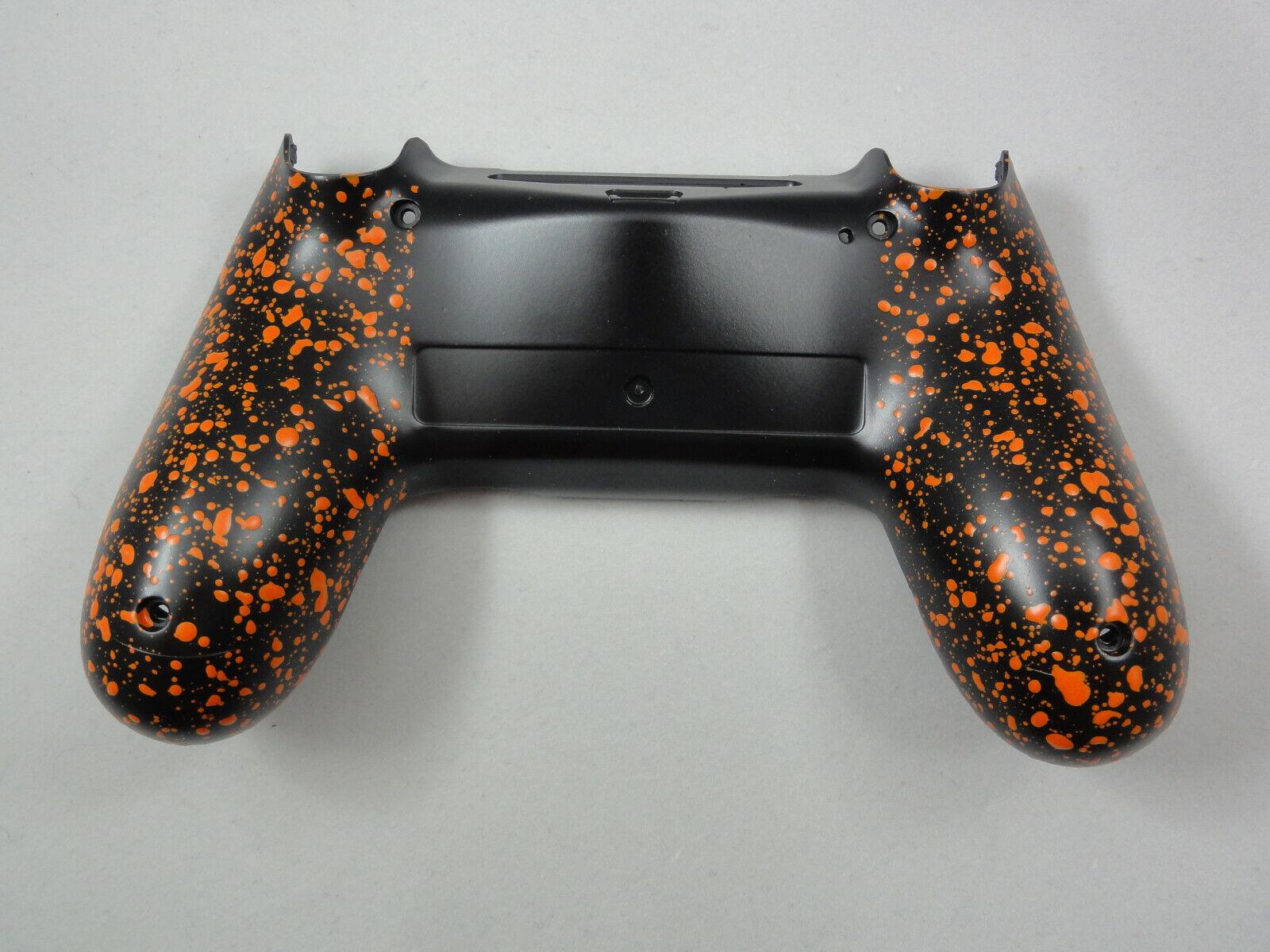 Orange Textured Non-slip Back Shell For PS4 Controller - New - For current gen - Mike's Accessories and More