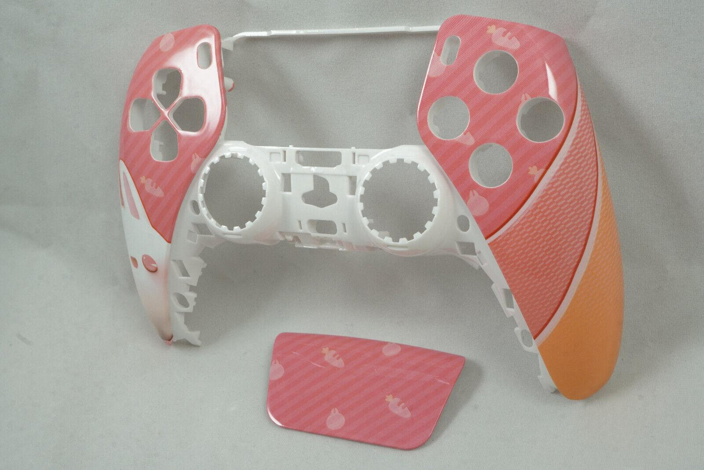 Pink, White Rabbit Front Shell + Touch Pad PS5 Controller Model CFI-ZCT1W - Mike's Accessories and More