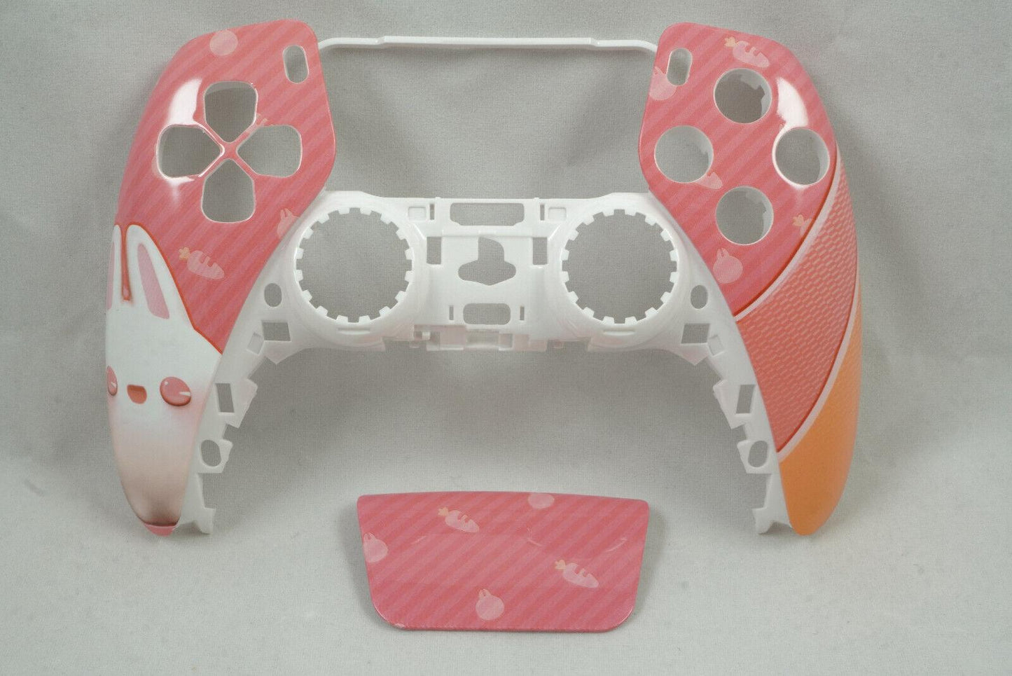 Pink, White Rabbit Front Shell + Touch Pad PS5 Controller Model CFI-ZCT1W - Mike's Accessories and More