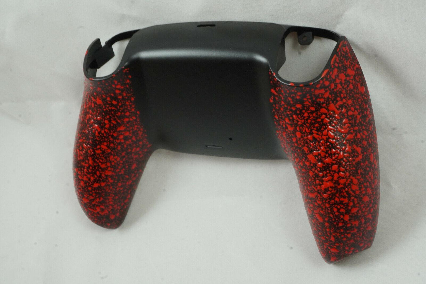 Red Textured Non-slip Back Shell For PS5 Controller Model CFI-ZCT1W - Mike's Accessories and More