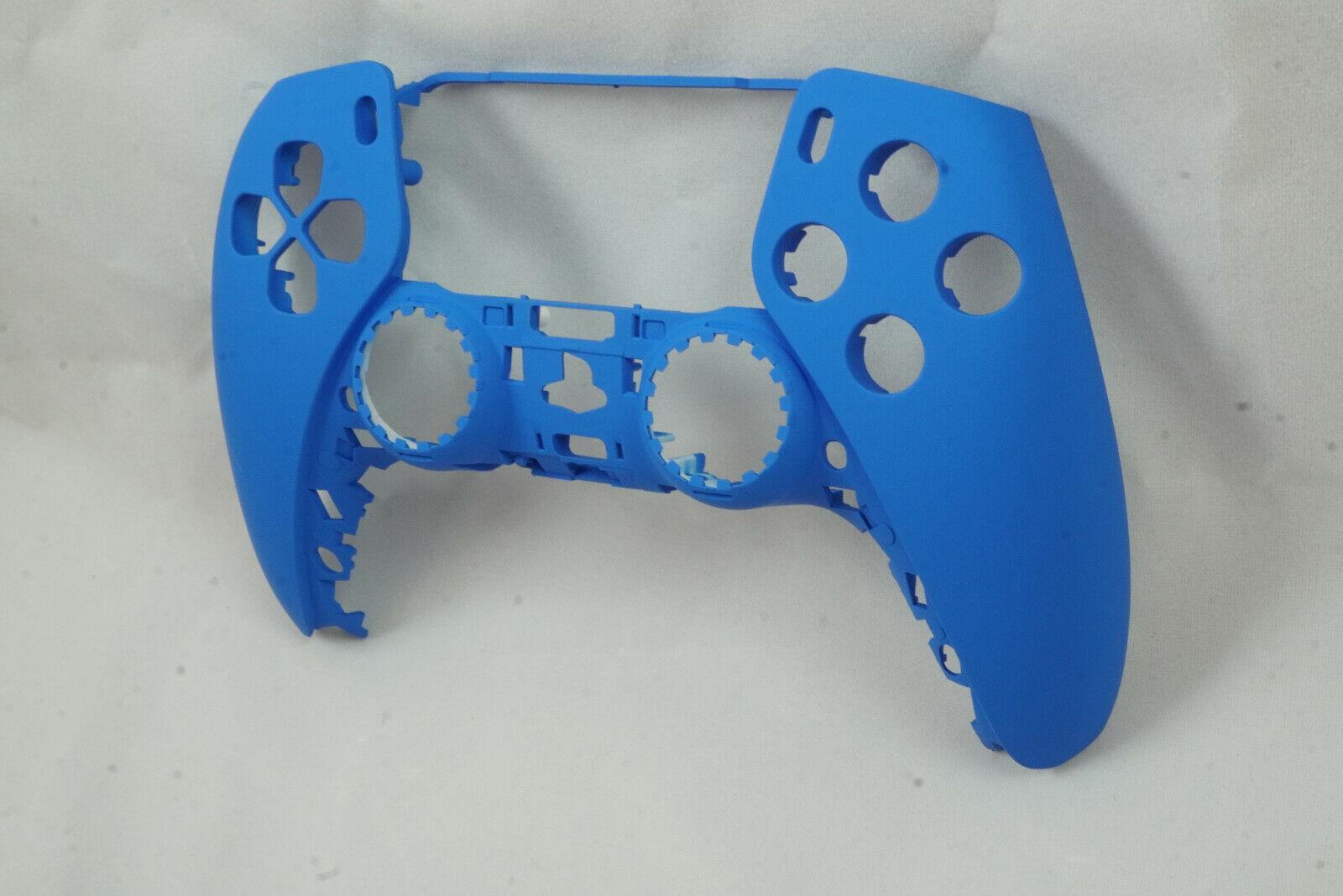 Blue Soft Touch Front Shell For PS5 Controller Model CFI-ZCT1W - Mike's Accessories and More