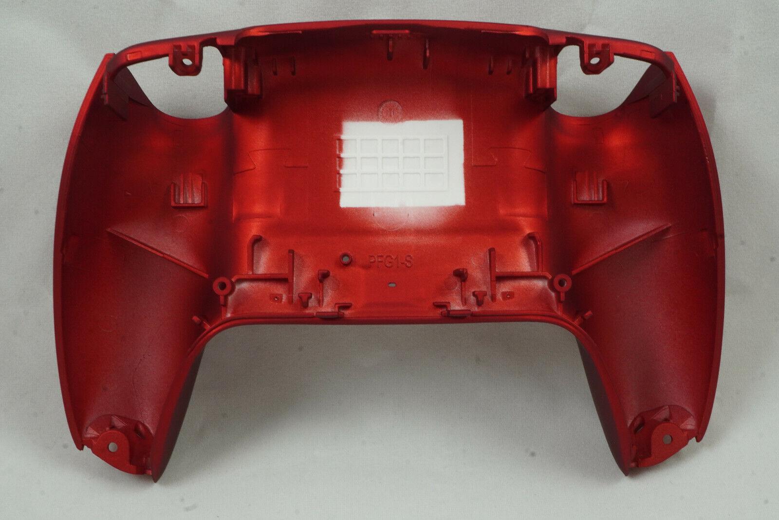 Red Soft Touch Back Shell For PS5 Controller Model CFI-ZCT1W - Mike's Accessories and More