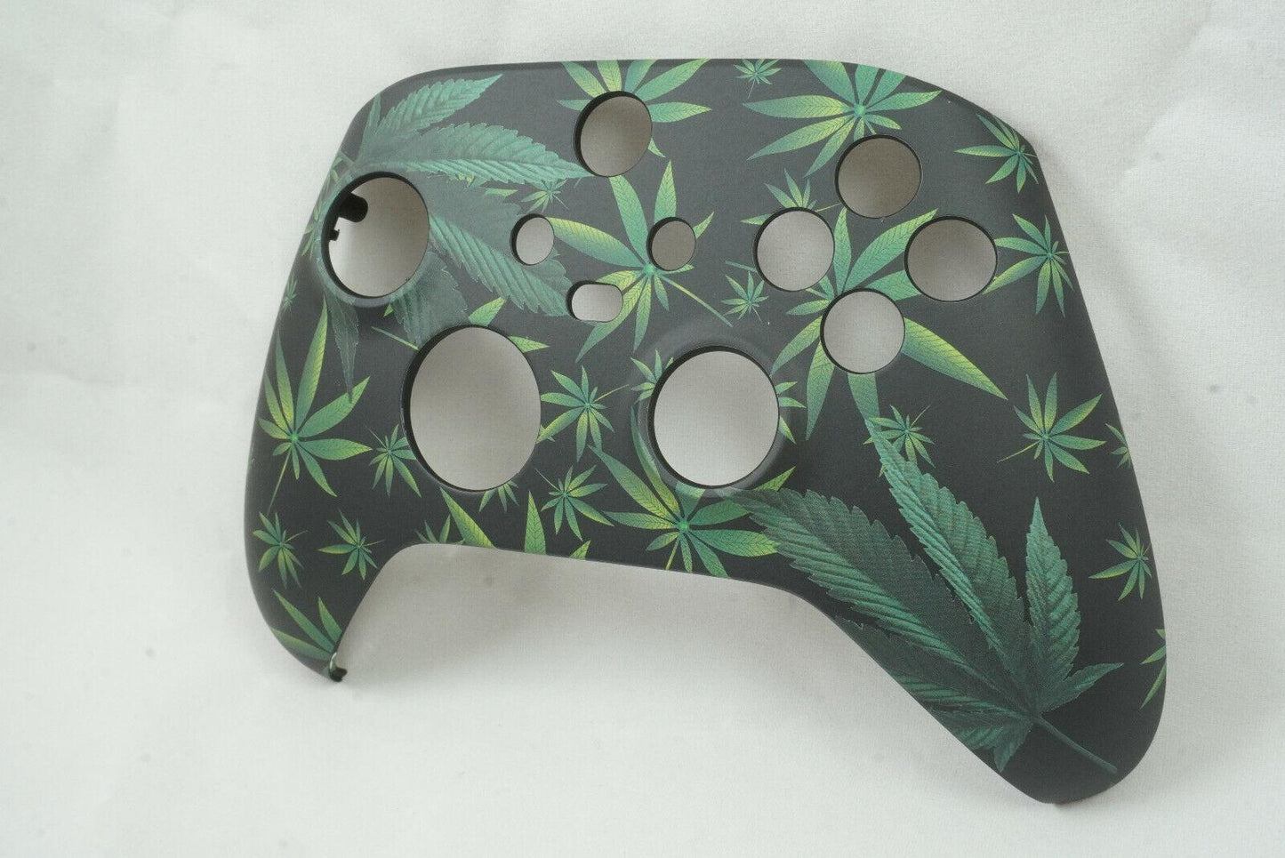 Cannabis Green Leave Soft Touch Front Shell Xbox One Series Controller Model1914 - Mike's Accessories and More