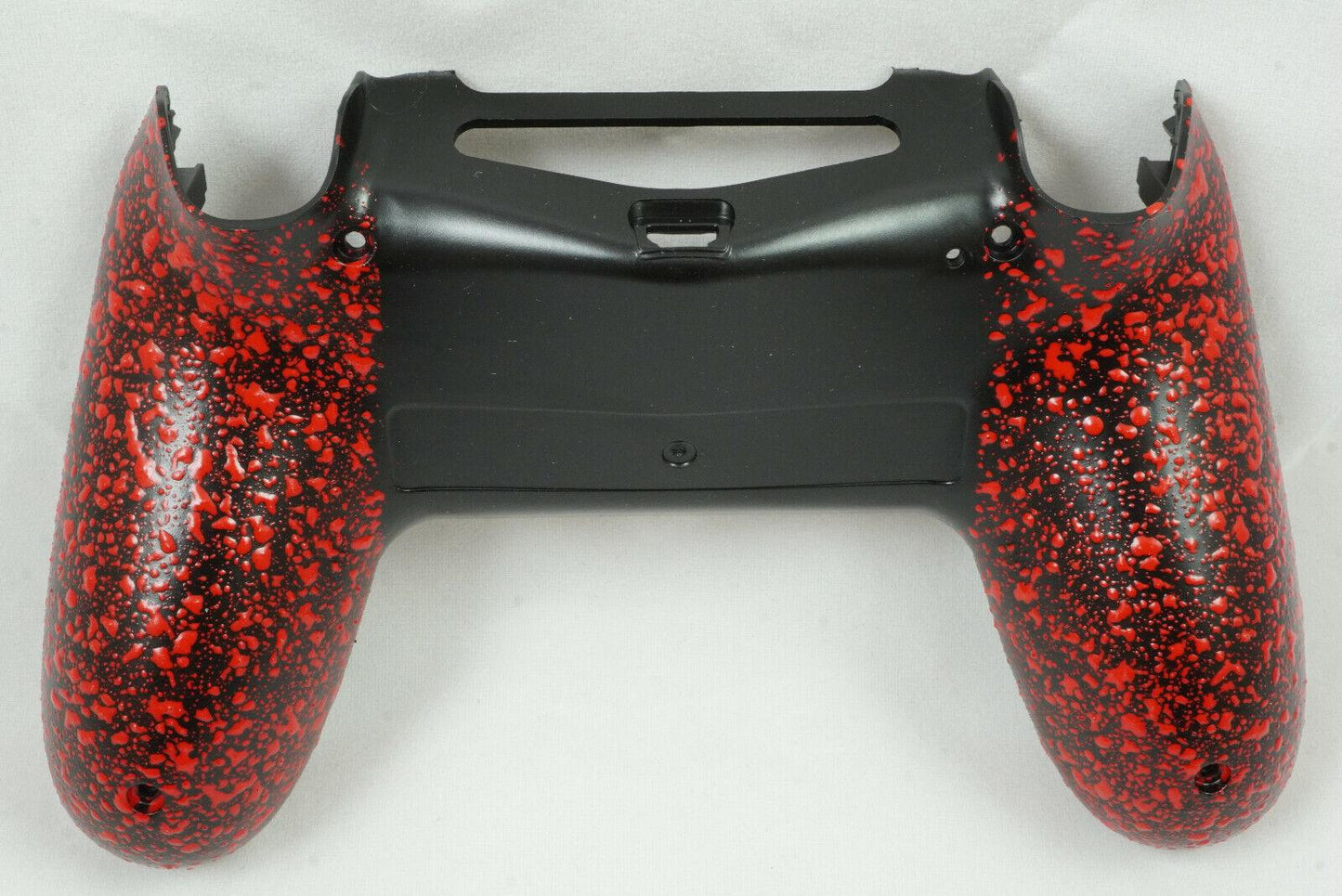 Red Textured Non-slip Back Shell For PS4 Controller - New - For current gen - Mike's Accessories and More