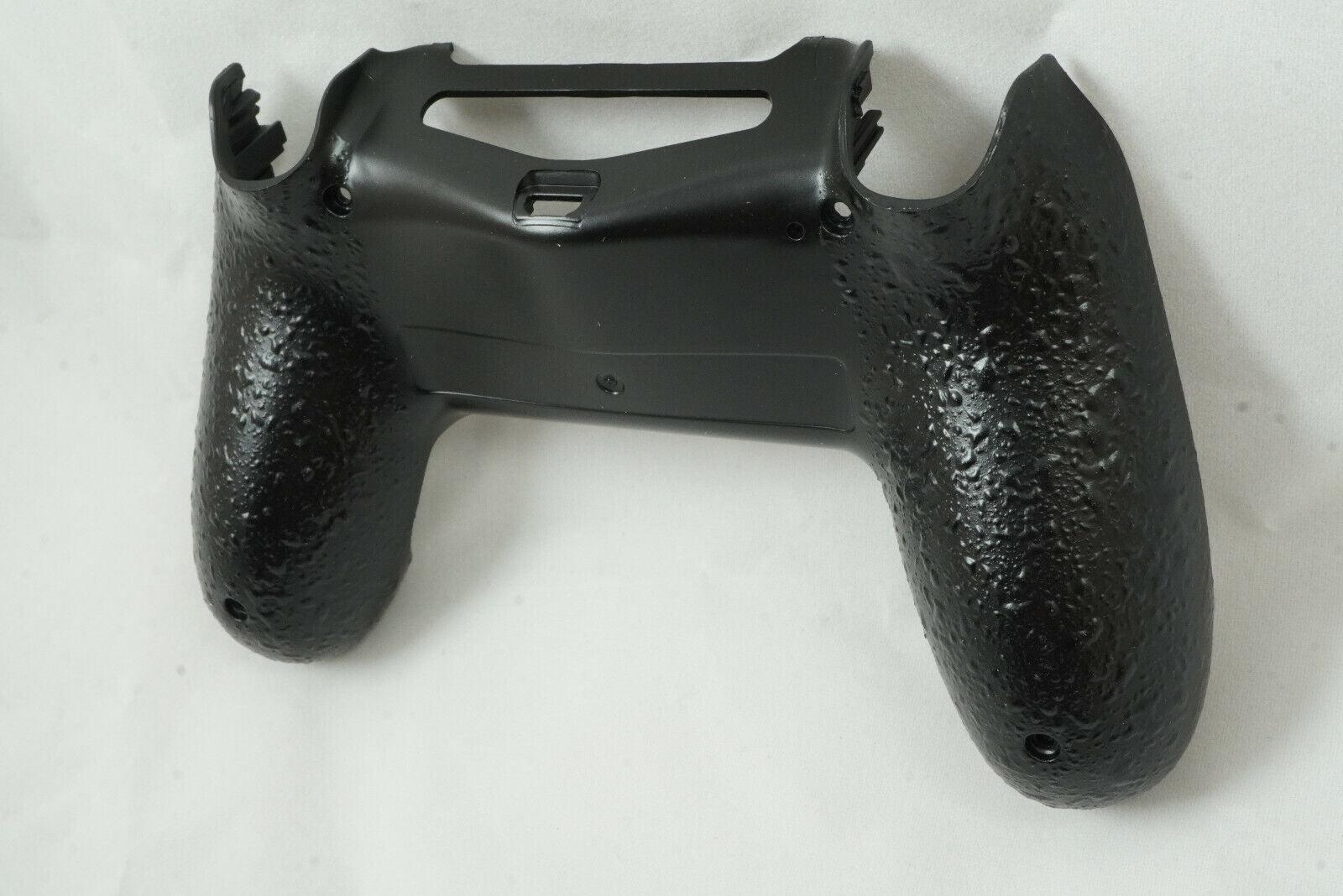 Black Textured Non-slip Back Shell For PS4 Controller - New - For current gen - Mike's Accessories and More