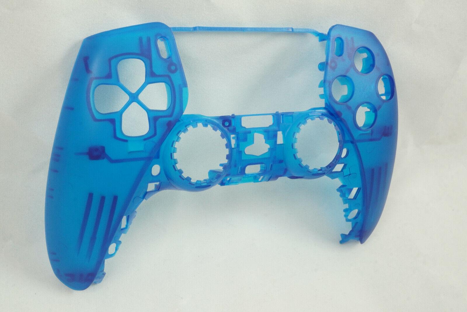 Transparent Blue Front Shell For PS5 Controller Model CFI-ZCT1W - Mike's Accessories and More