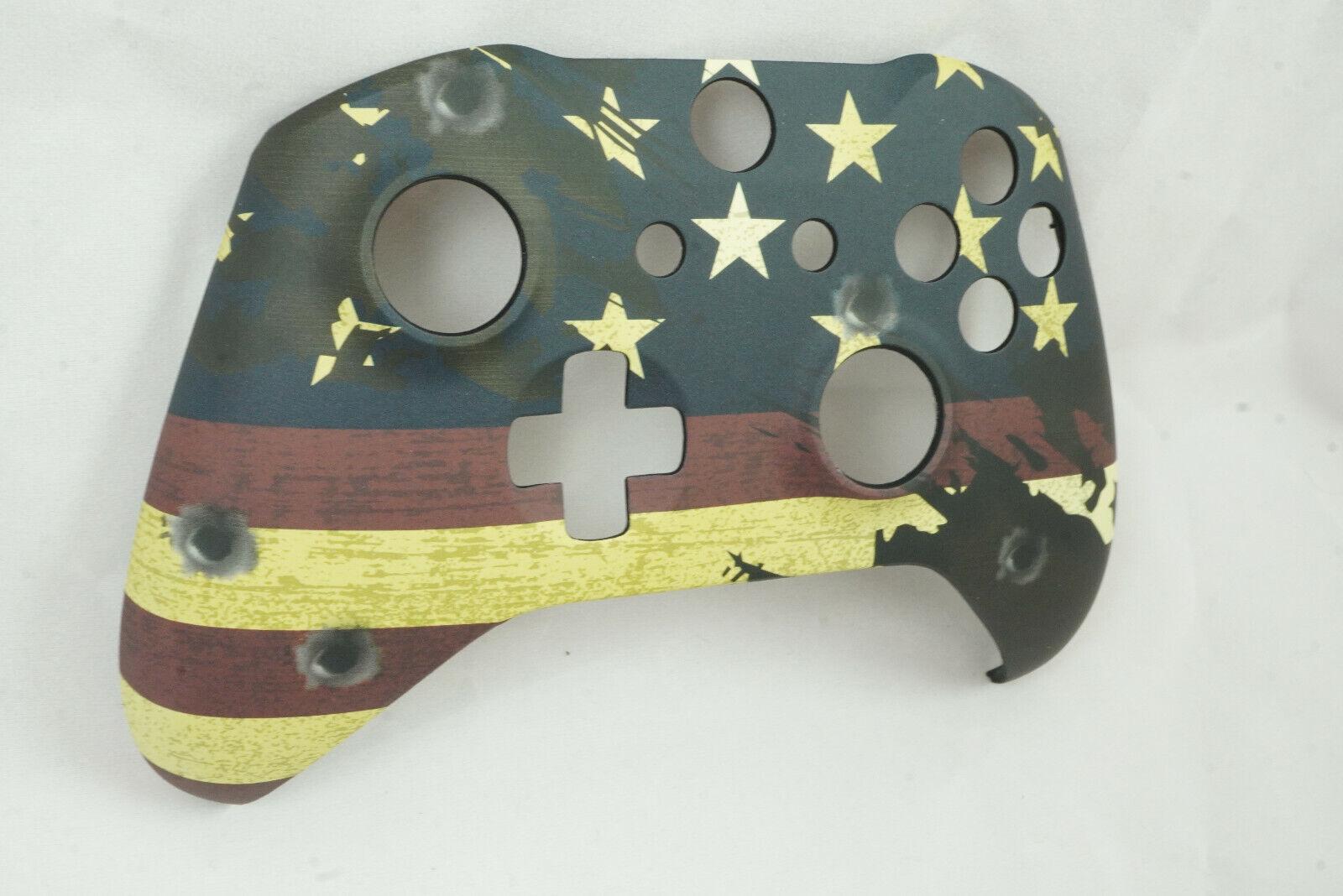 American Flag Soft Touch Front Shell For Xbox One S Controller New - Model 1708 - Mike's Accessories and More