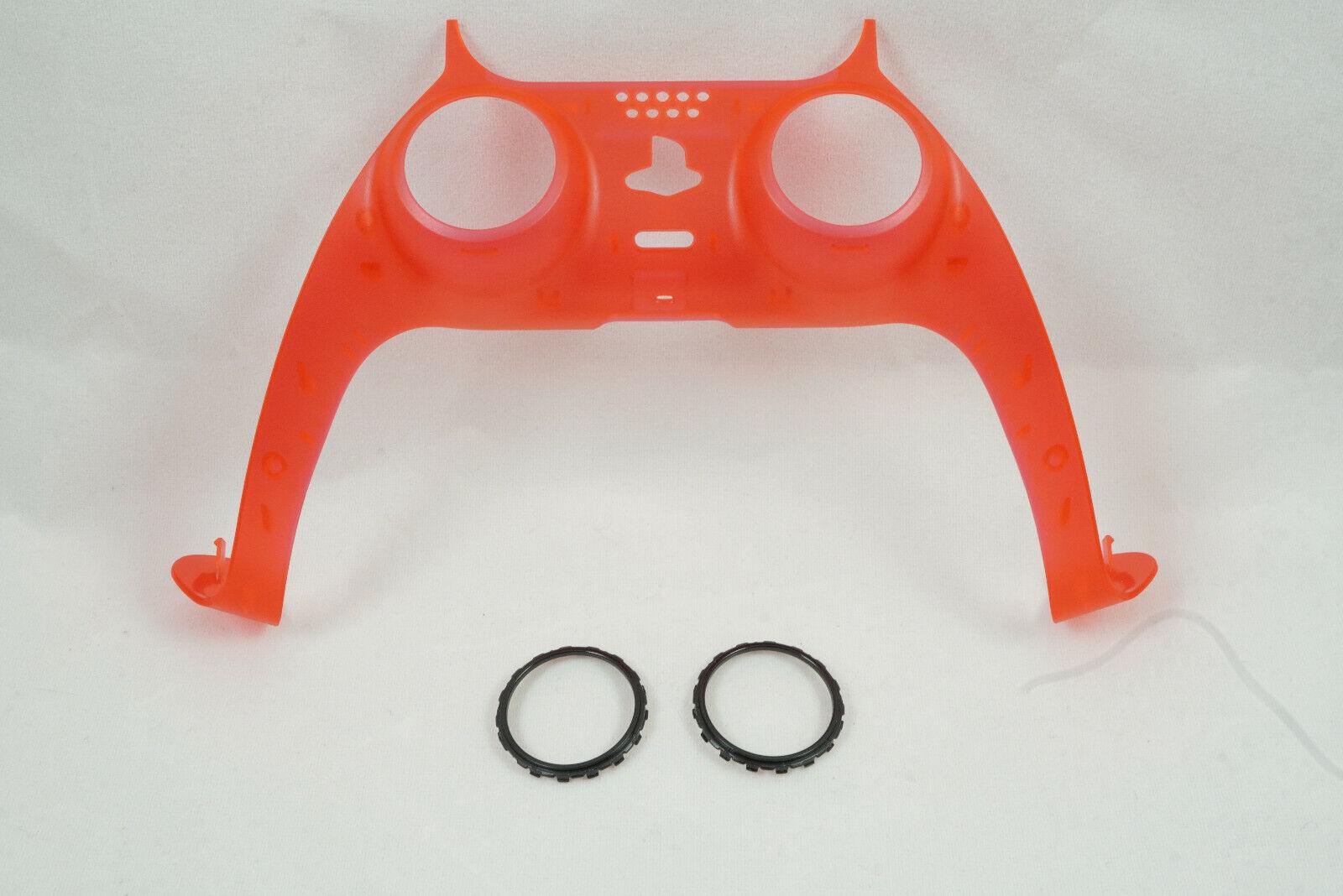 Transparent Red Trim For PS5 Controller + Joystick accent rings CFI-ZCT1W - Mike's Accessories and More