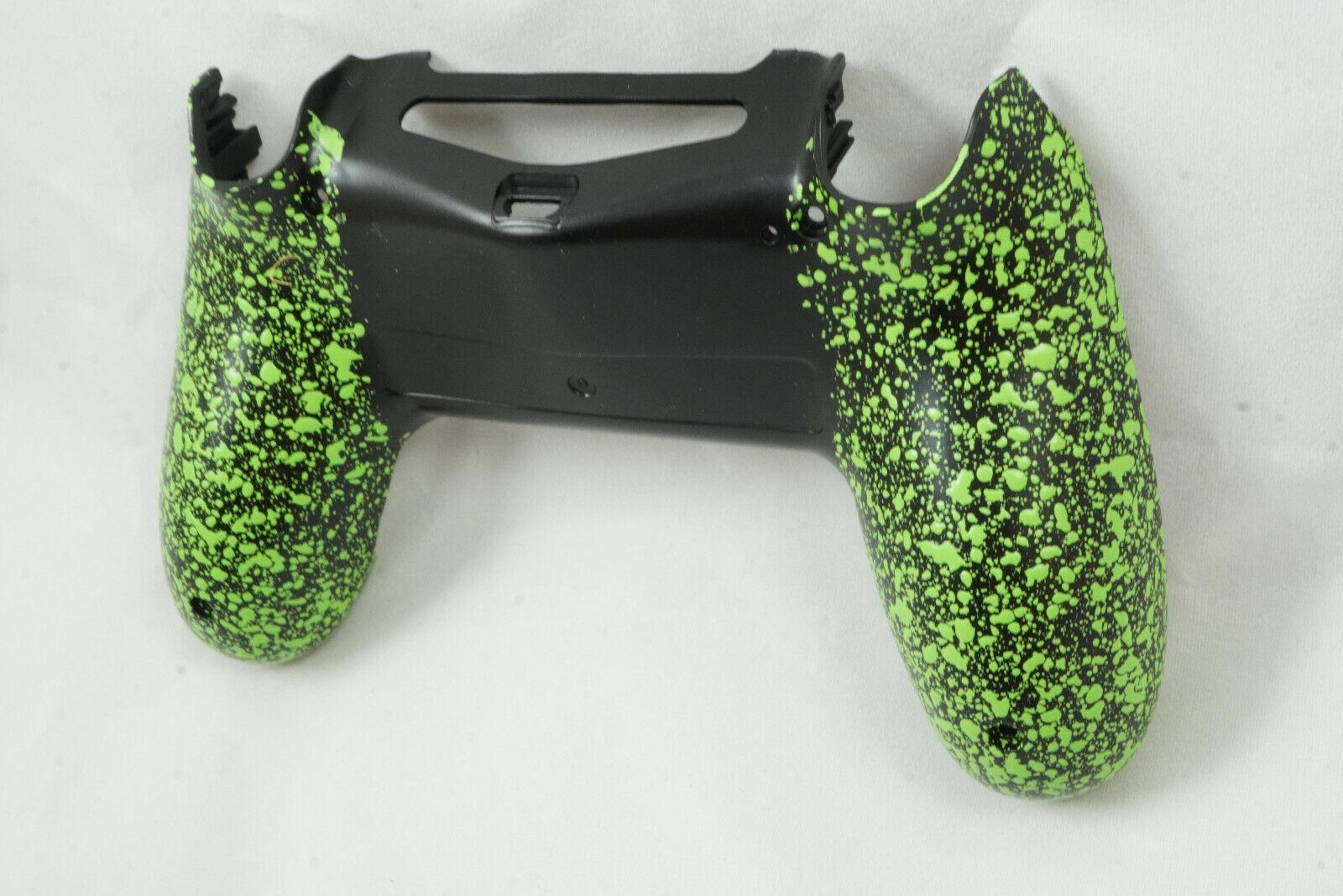 Green Textured Non-slip Back Shell For PS4 Controller - New - For current gen - Mike's Accessories and More