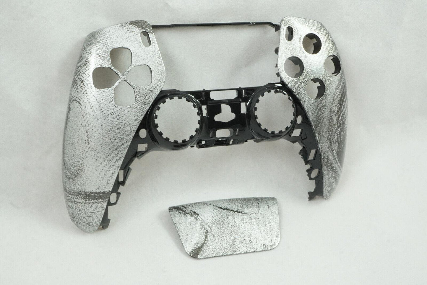 Silver Wave Front Shell + Touch Pad PS5 Controller Model CFI-ZCT1W - Mike's Accessories and More