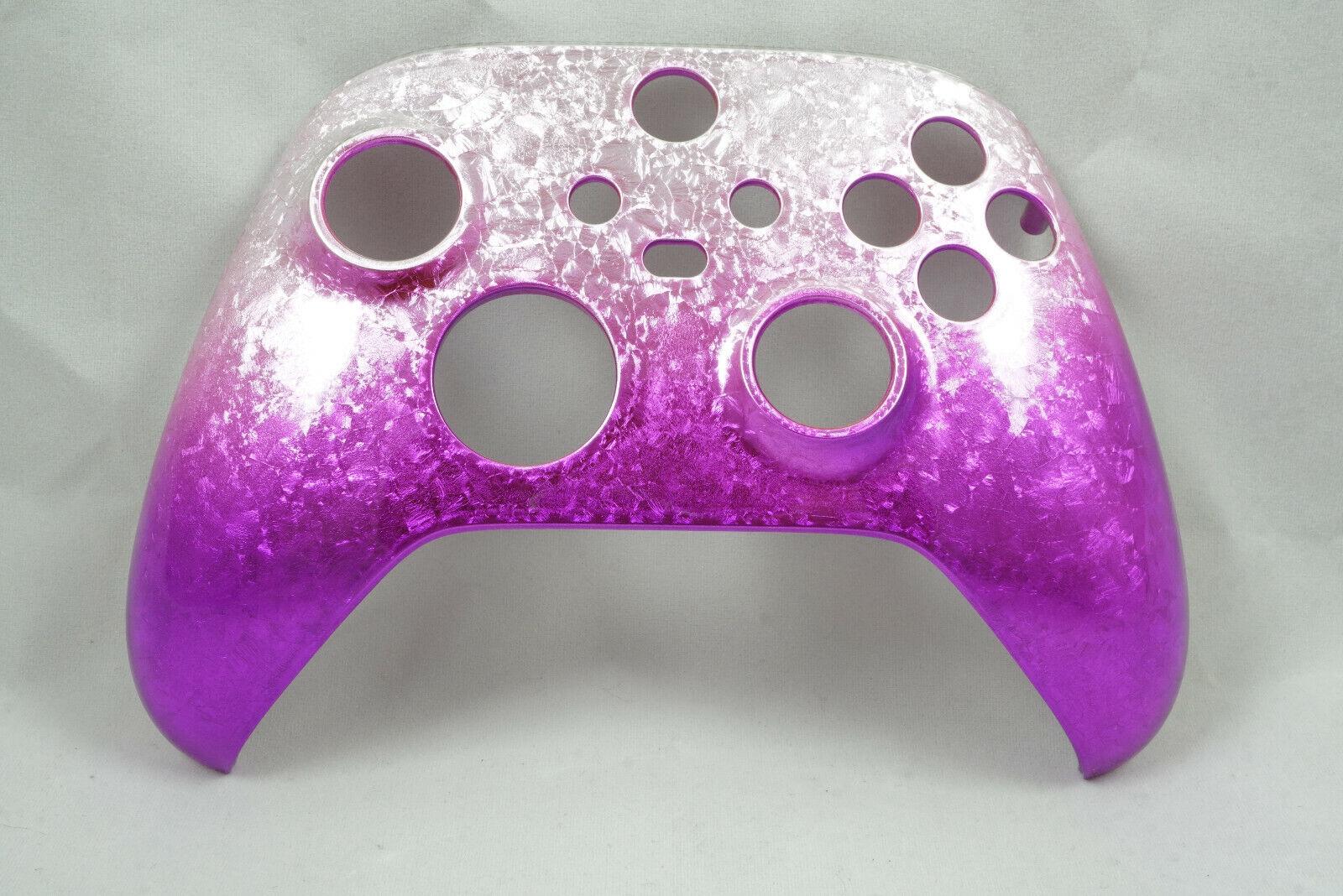 Ice Flake Magenta Front Shell Xbox One Series Controller Model 1914 - Mike's Accessories and More