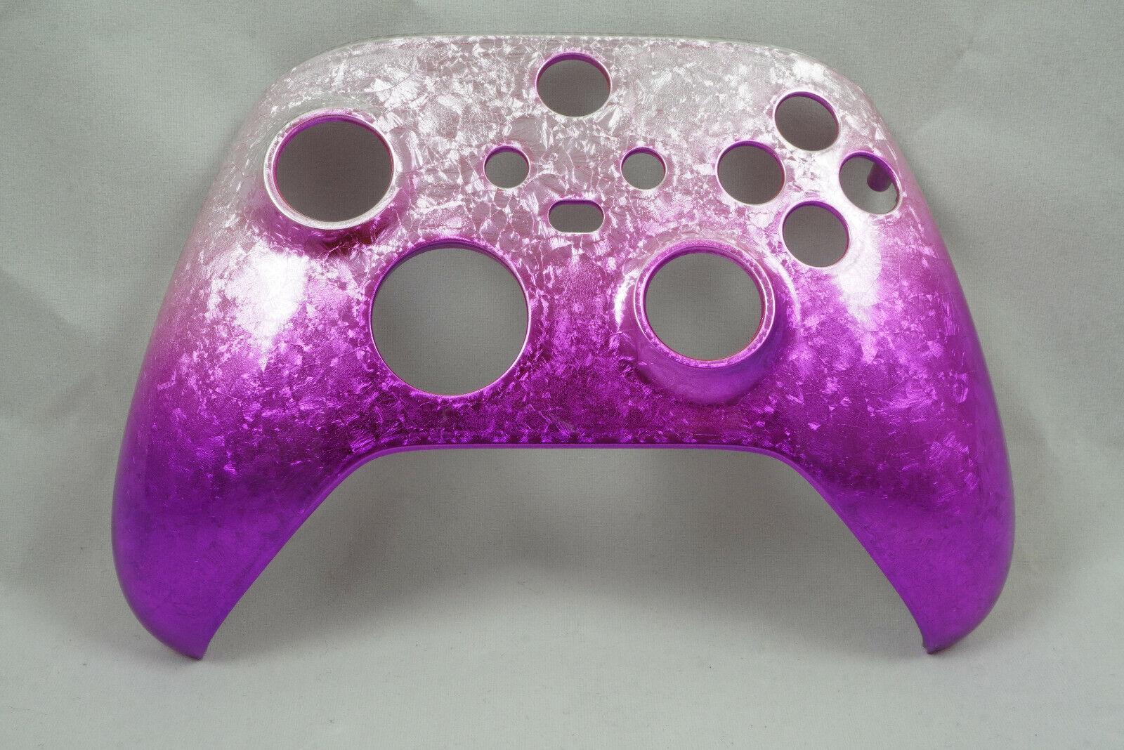 Ice Flake Magenta Front Shell Xbox One Series Controller Model 1914 - Mike's Accessories and More