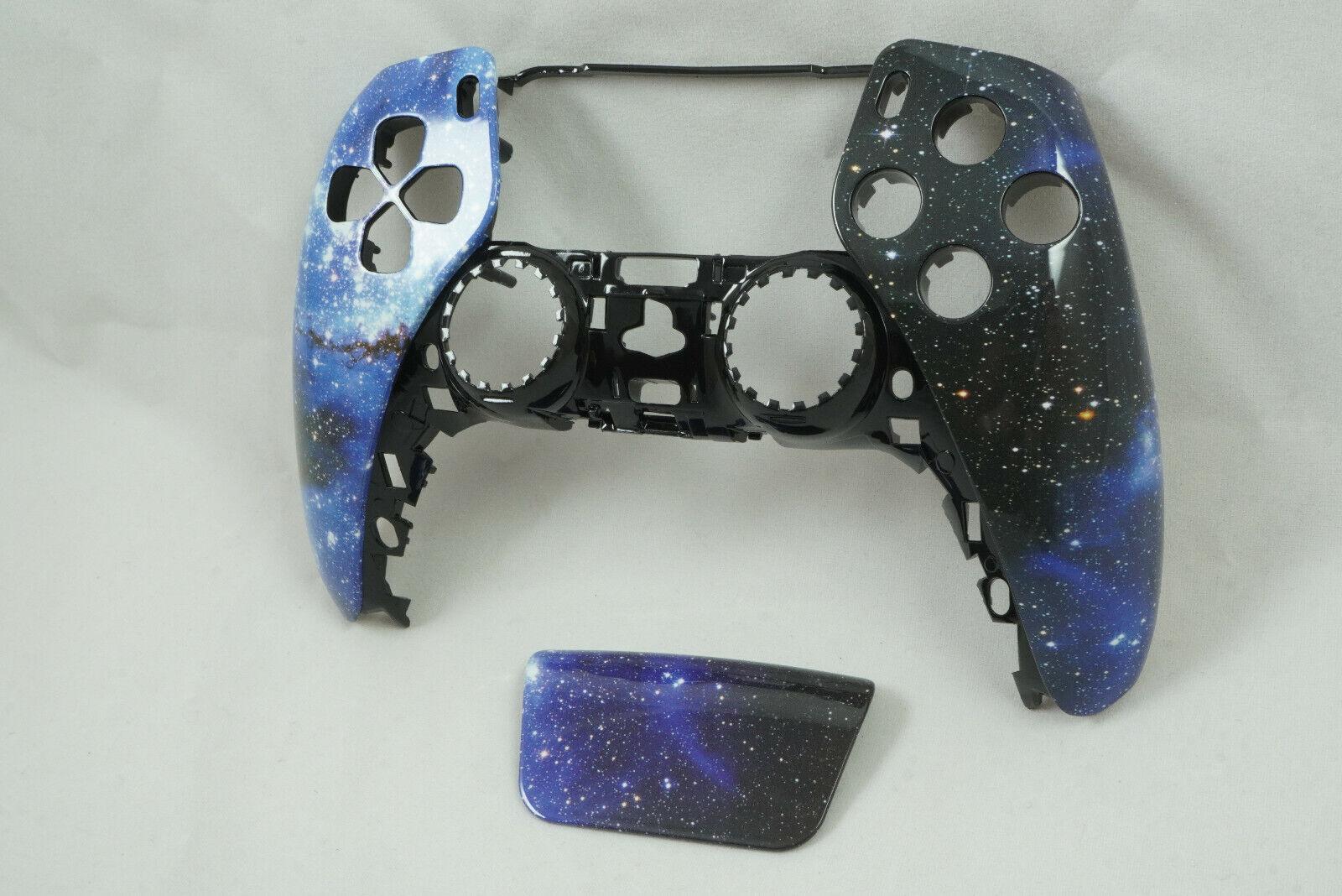 Blue Star Universe Front Shell + Touch Pad PS5 Controller Model CFI-ZCT1W - Mike's Accessories and More