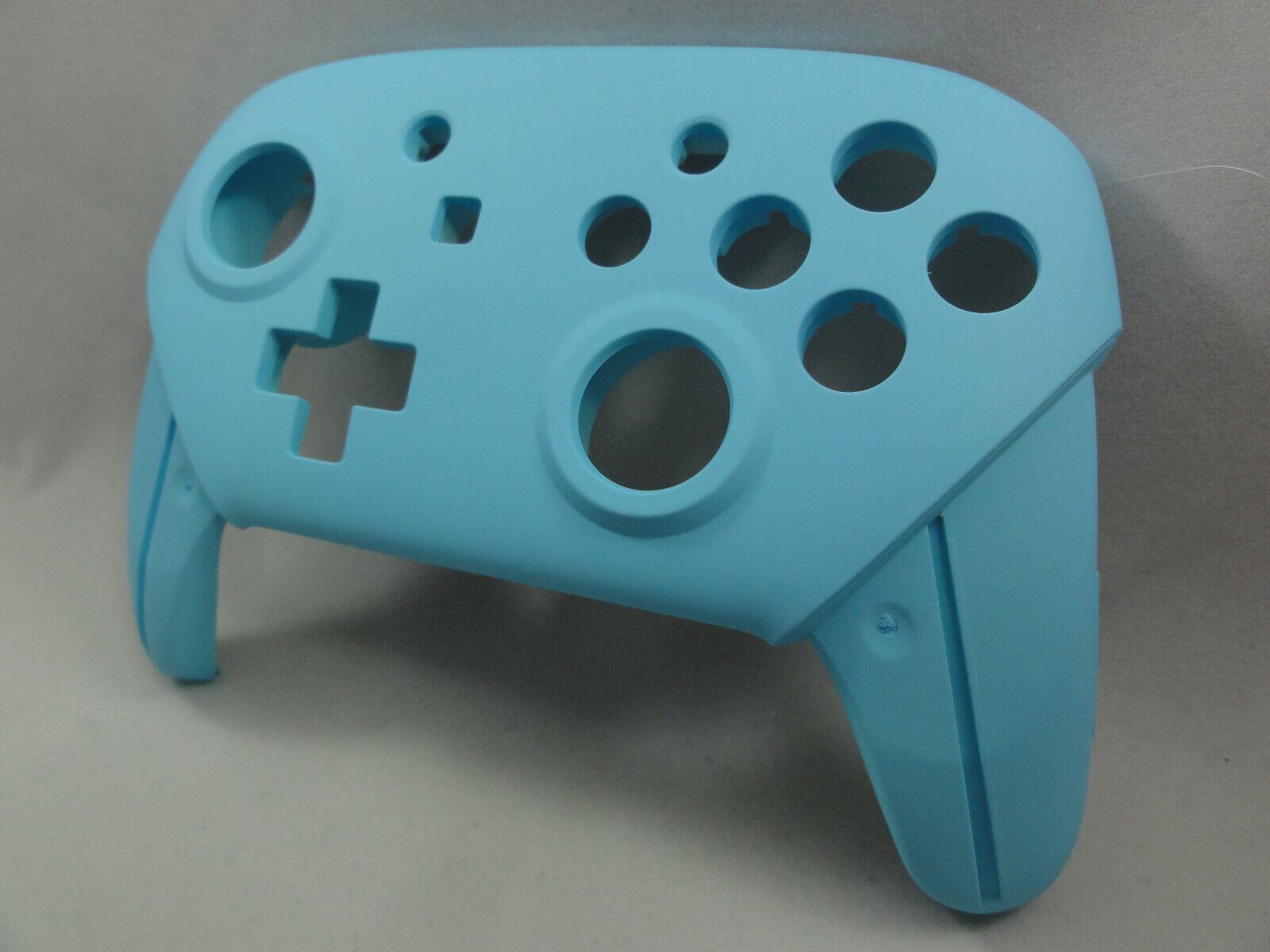 Heaven Blue Soft Touch Front & Back Shell for Nintendo Switch Pro Controller - Mike's Accessories and More