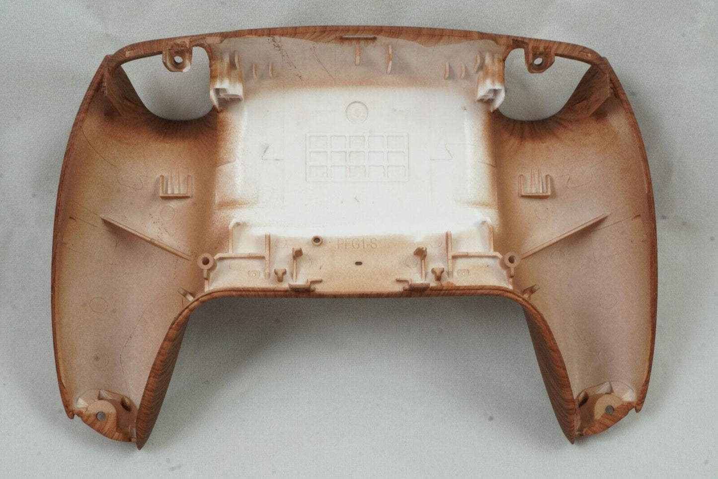 Wooden Grain Soft Touch Back Shell For PS5 Controller Model CFI-ZCT1W - Mike's Accessories and More