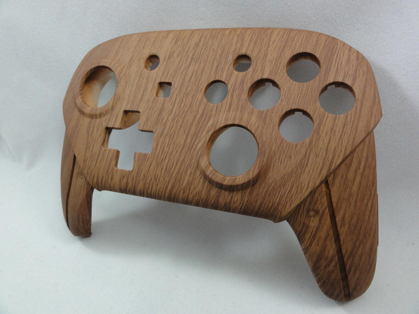 Wooden Grain Soft Touch Front & Back Shell, Nintendo Switch Pro Controller - Mike's Accessories and More