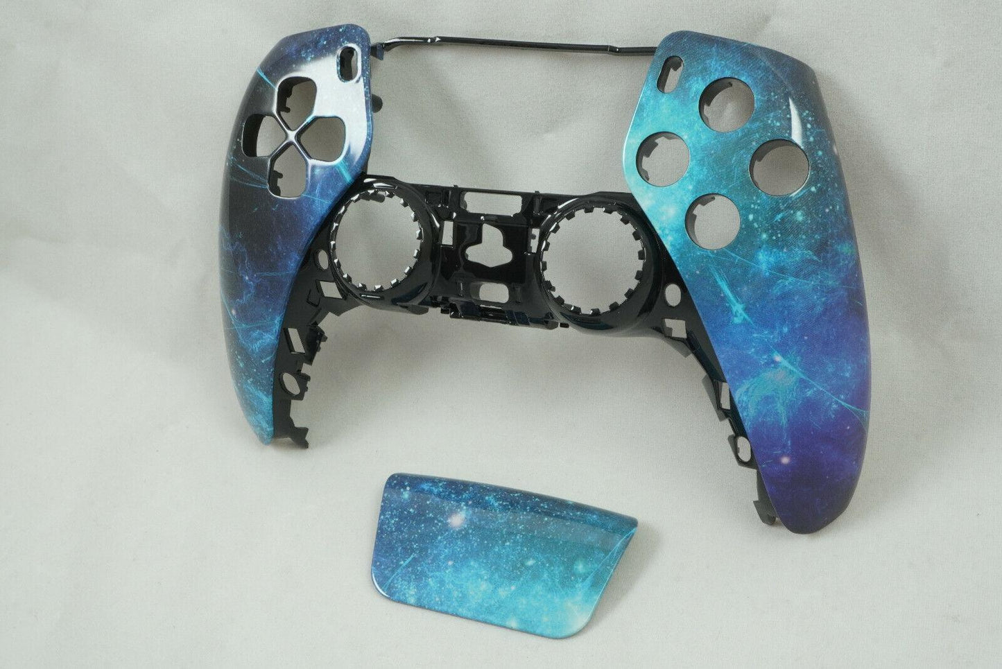 Starry Sky Blue Front Shell + Touch Pad PS5 Controller Model CFI-ZCT1W - Mike's Accessories and More