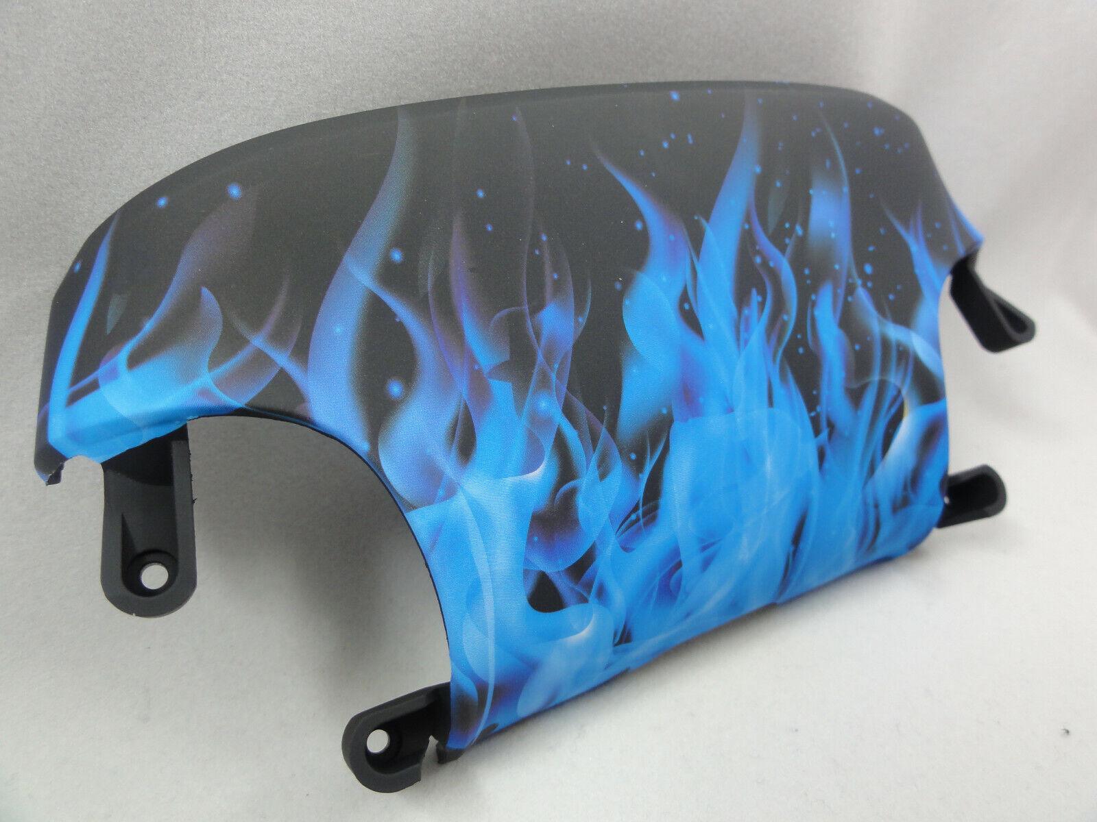 Blue Fire Soft Touch Front & Back Shell Nintendo Switch Pro Controller ...