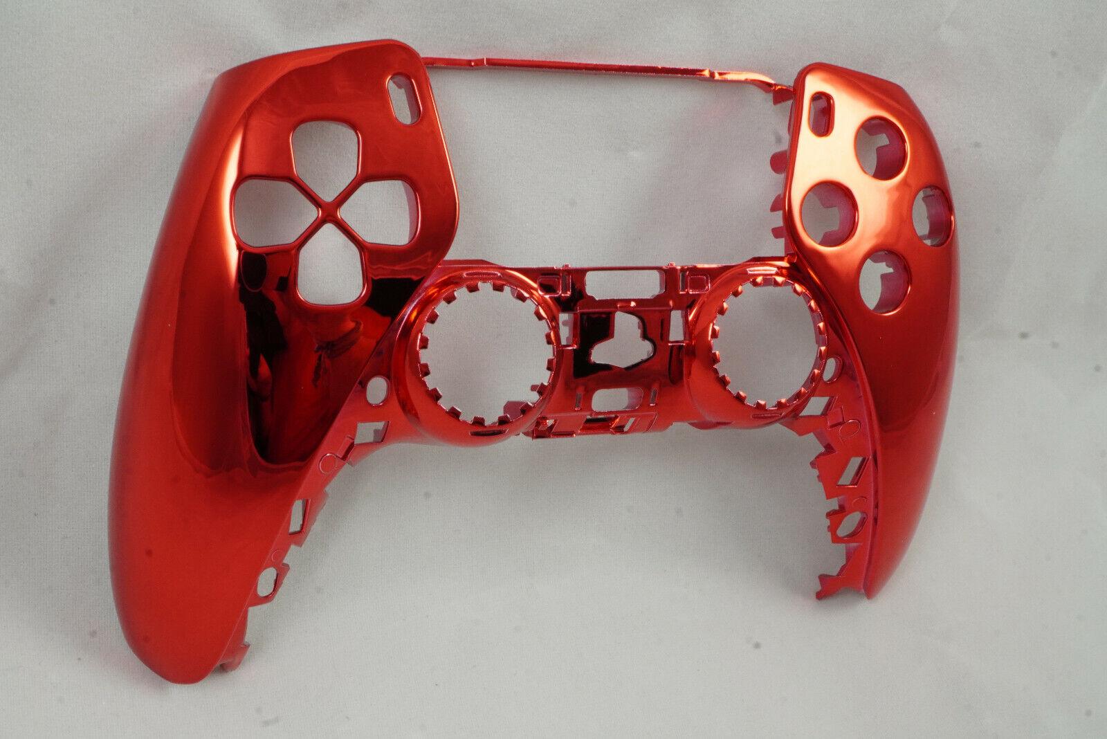 Chrome Red Front Shell For PS5 Controller Model CFI-ZCT1W - Mike's Accessories and More