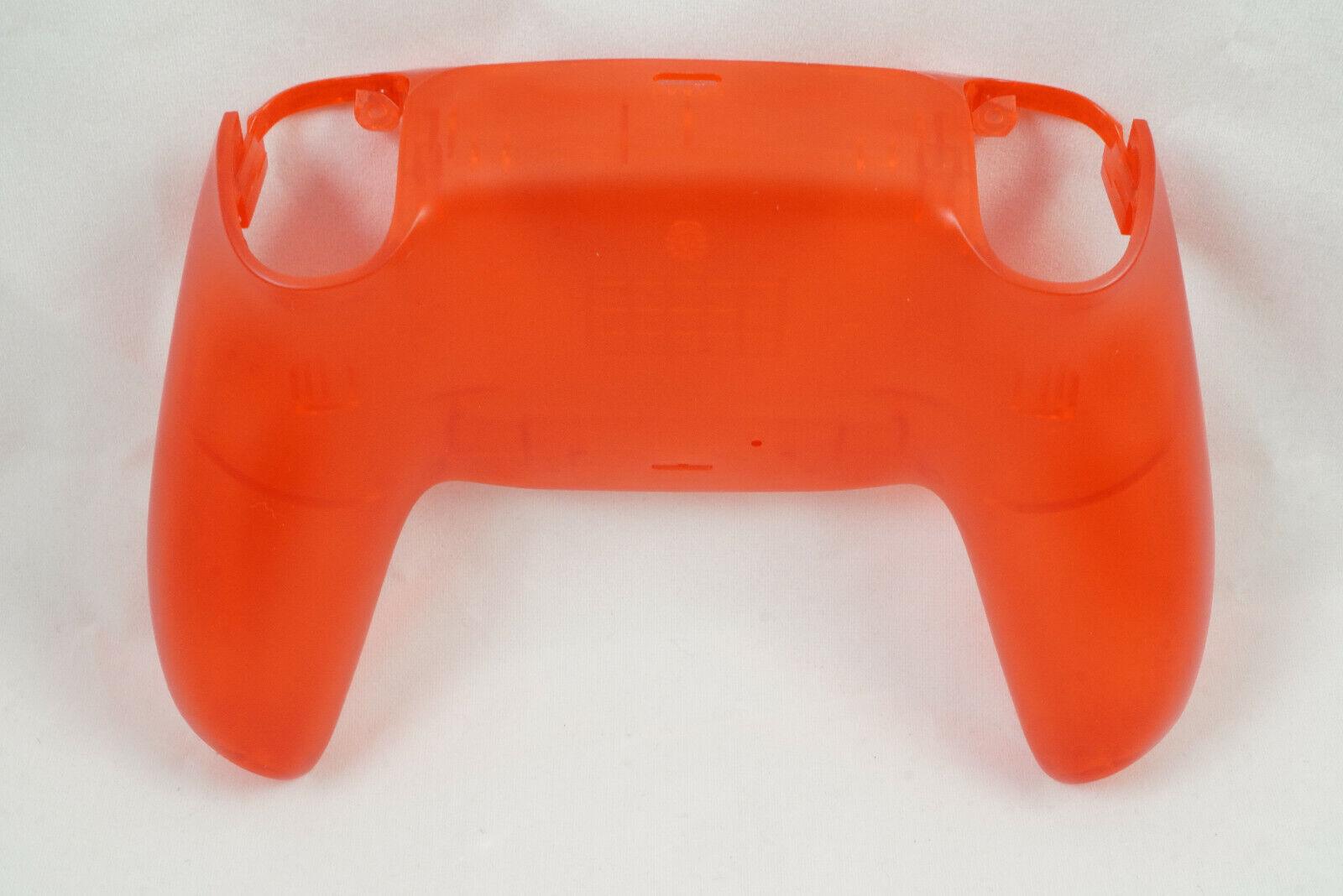 Transparent Red Back Shell For PS5 Controller Model CFI-ZCT1W - Mike's Accessories and More