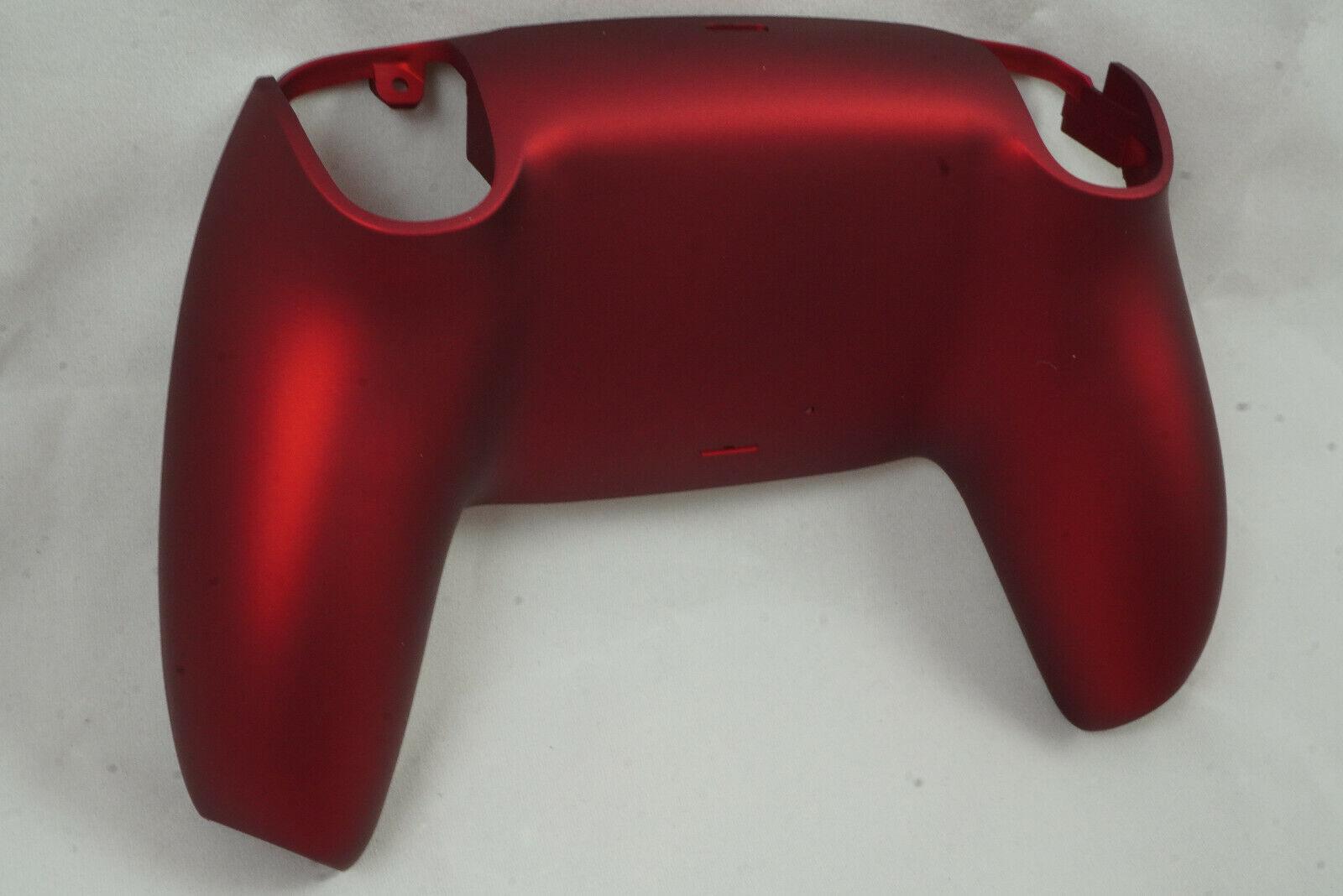 Red Soft Touch Back Shell For PS5 Controller Model CFI-ZCT1W - Mike's Accessories and More