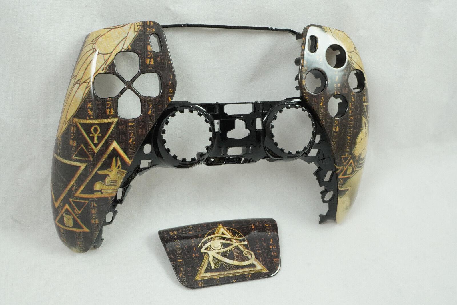 Eye of Providence Pyramid Front Shell + Touch Pad PS5 Controller Model CFI-ZCT1W - Mike's Accessories and More