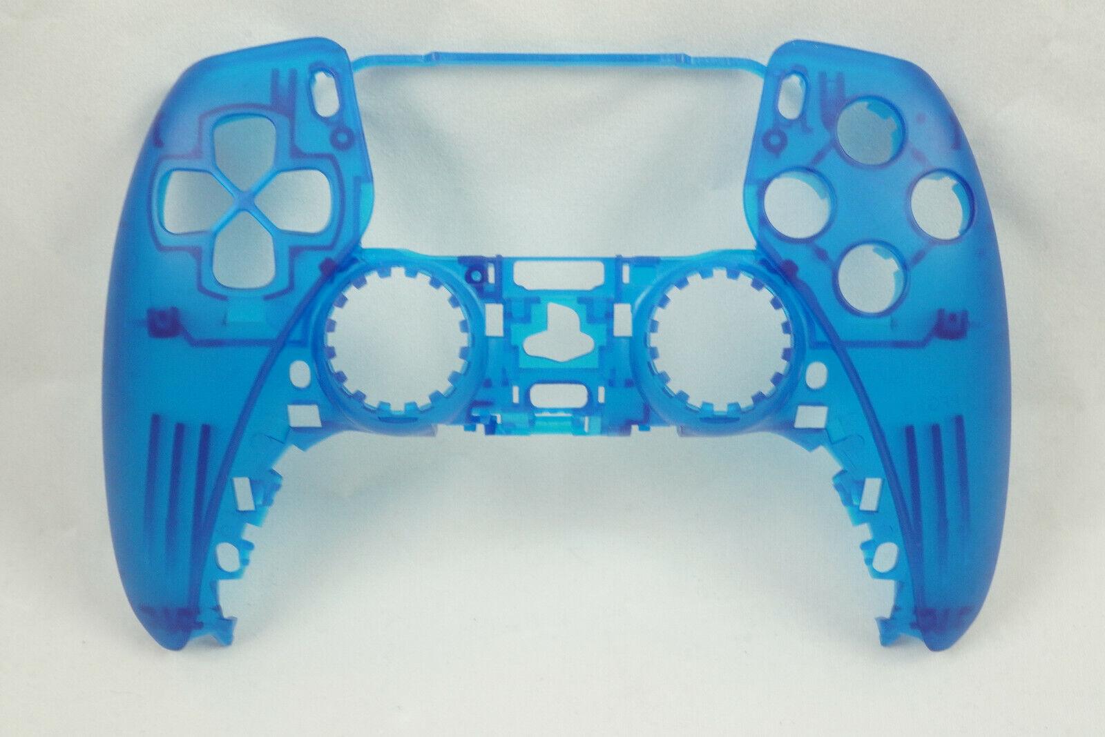 Transparent Blue Front Shell For PS5 Controller Model CFI-ZCT1W - Mike's Accessories and More