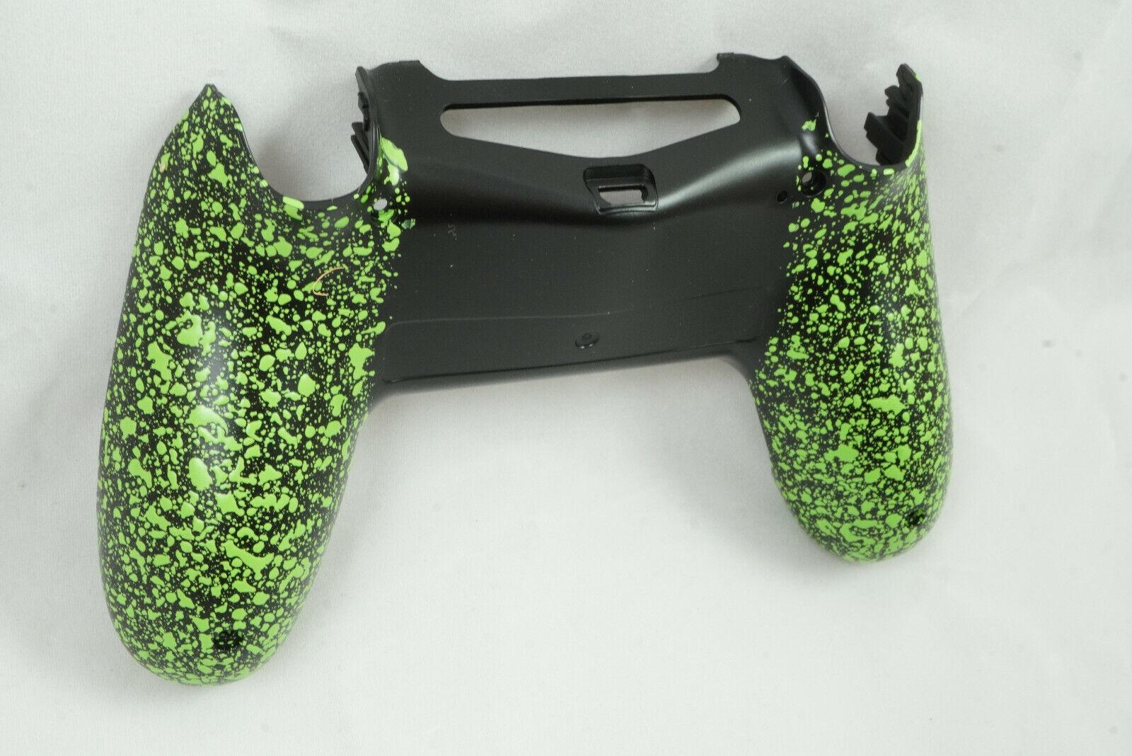 Green Textured Non-slip Back Shell For PS4 Controller - New - For current gen - Mike's Accessories and More