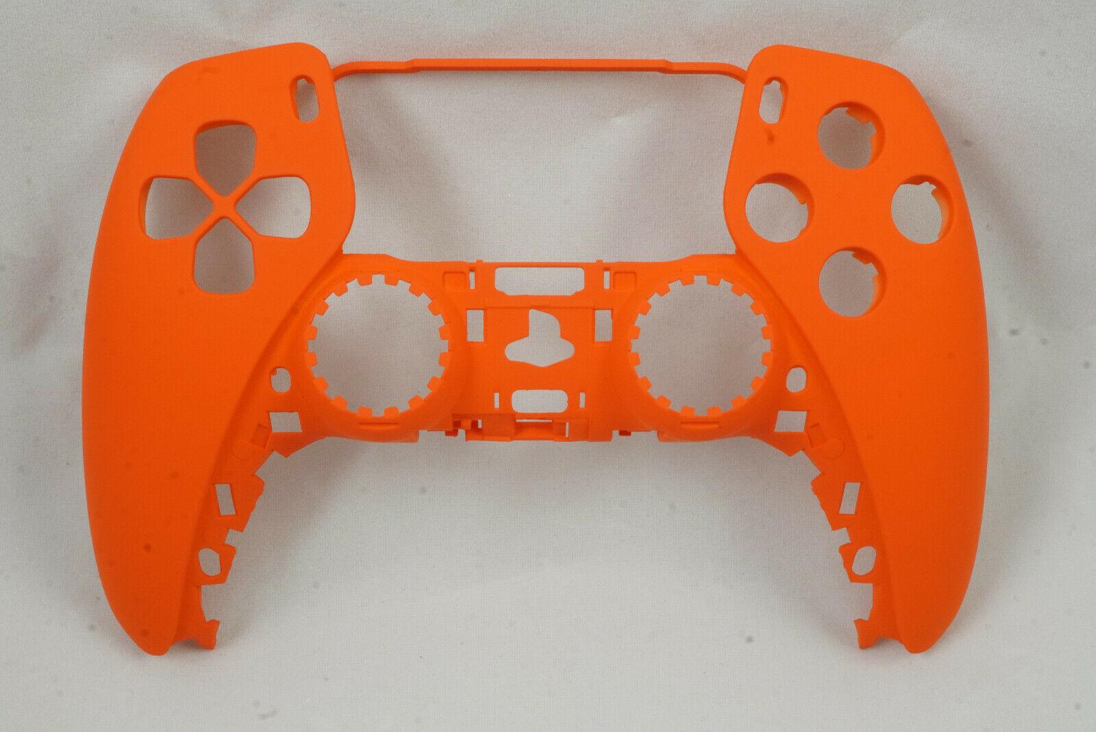 Orange Soft Touch Front Shell For PS5 Controller Model CFI-ZCT1W - Mike's Accessories and More