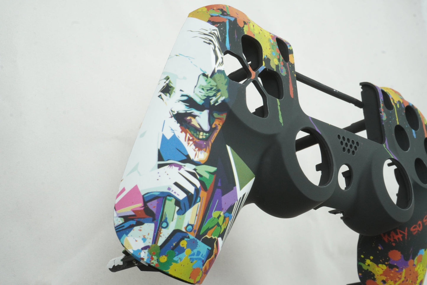 LOT 25 Joker Soft Touch Front Face Shell For PS4 Controller For current gen - Mike's Accessories and More