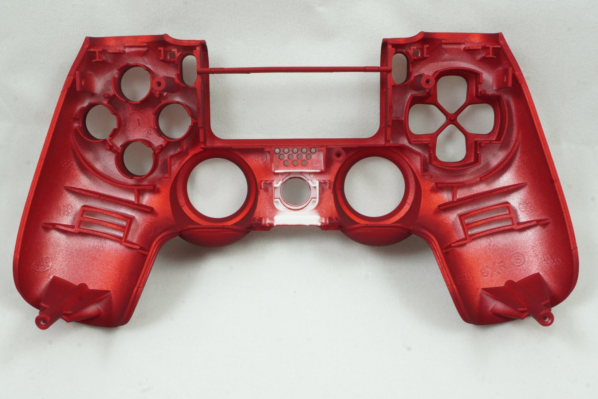 Soft Touch Red Front Face Shell For PS4 Controller For current gen - Mike's Accessories and More